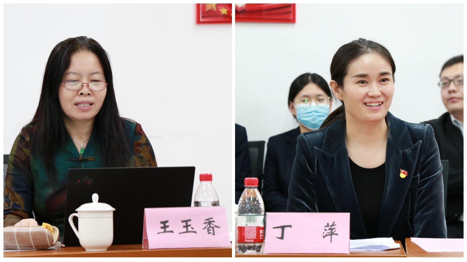 新当选的理事长王玉香代表全体理事发言,她围绕如何逐步完善理事会